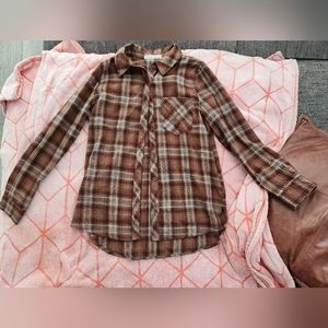 Brown Plaid Flannel